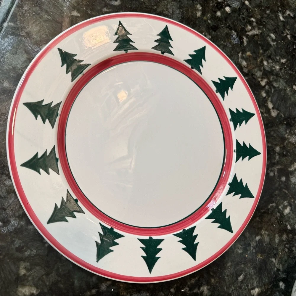 Pier 1 O’Tannenbaum charger plate.